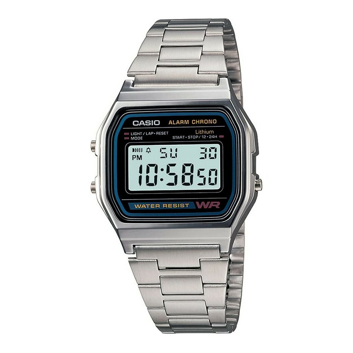 Unisex-Uhr Casio A-158WA-1CR (Ø 33 mm) - AWK Flagship