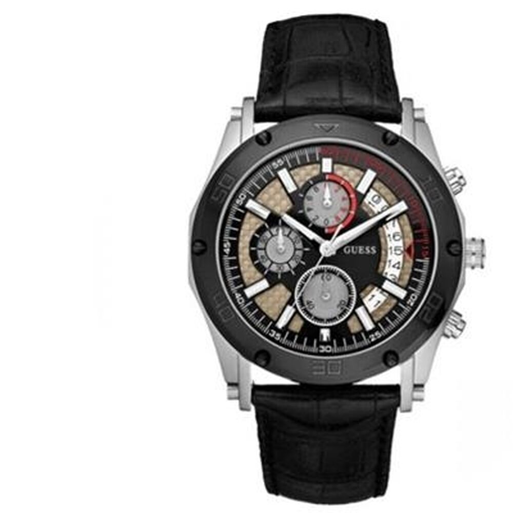 Herrenuhr Guess W16570G1 Ø 45 mm Schwarz Grau - AWK Flagship