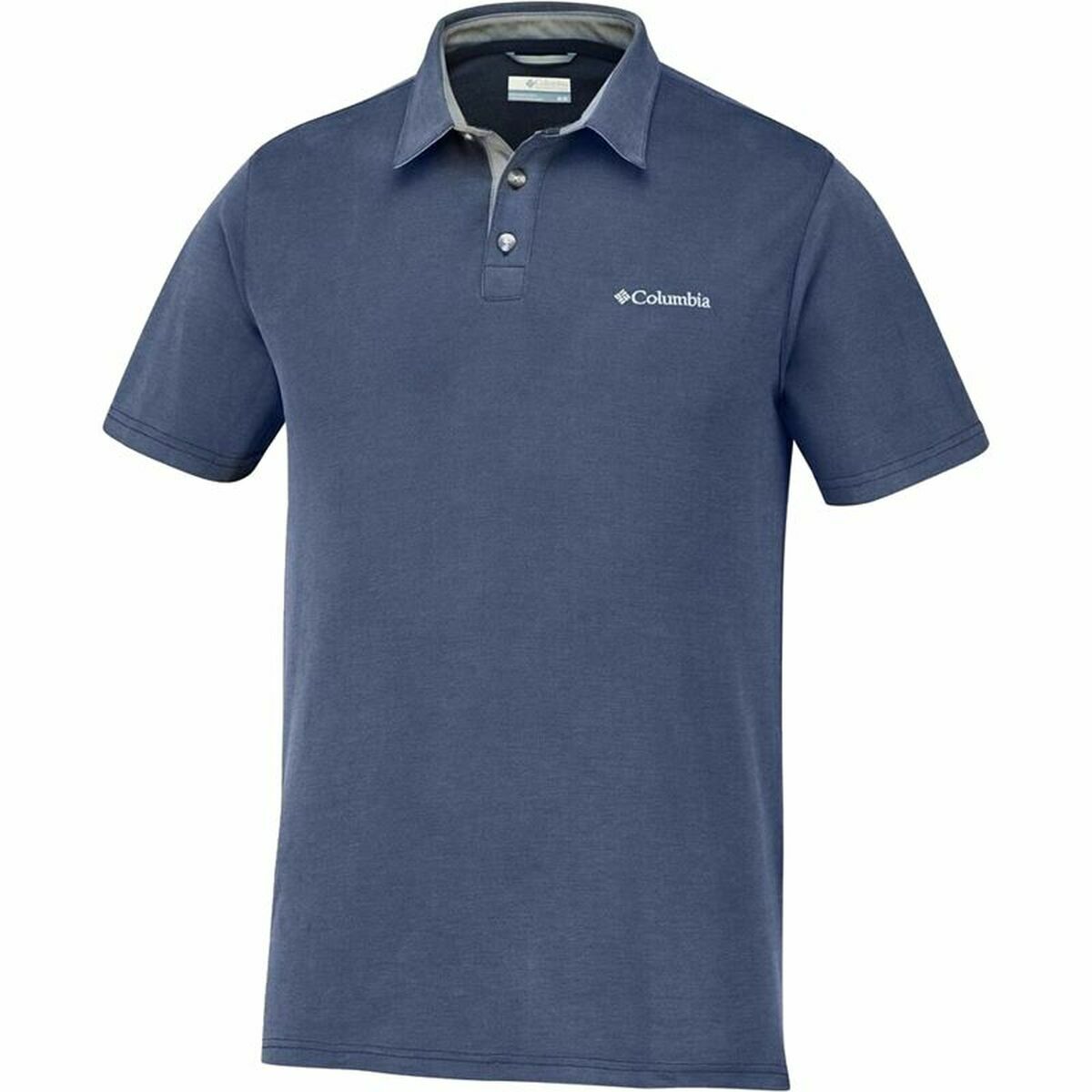 Herren Kurzarm-Poloshirt Columbia Nelson Point™ Blau - AWK Flagship