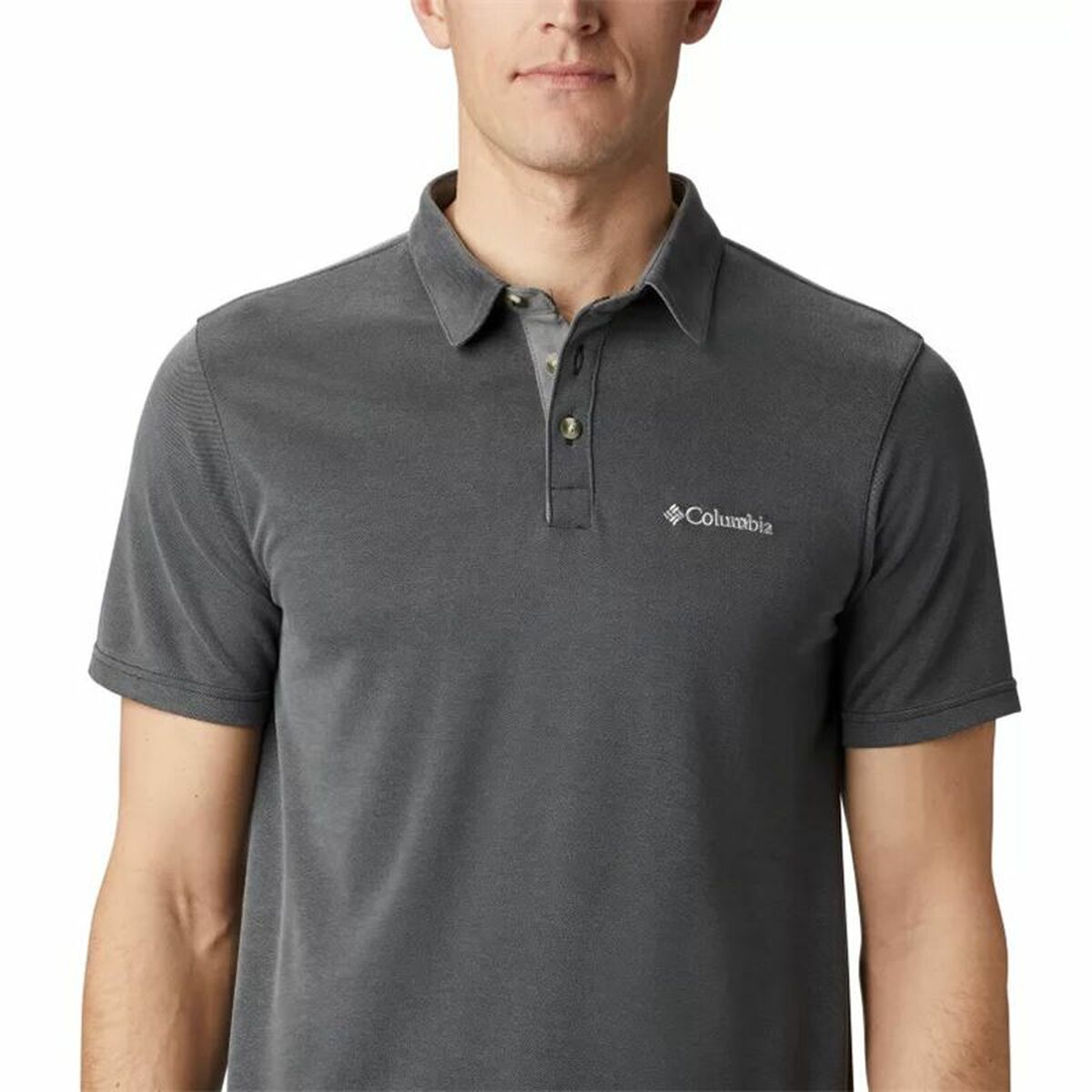 Herren Kurzarm-Poloshirt Columbia Nelson Point™ Schwarz - AWK Flagship