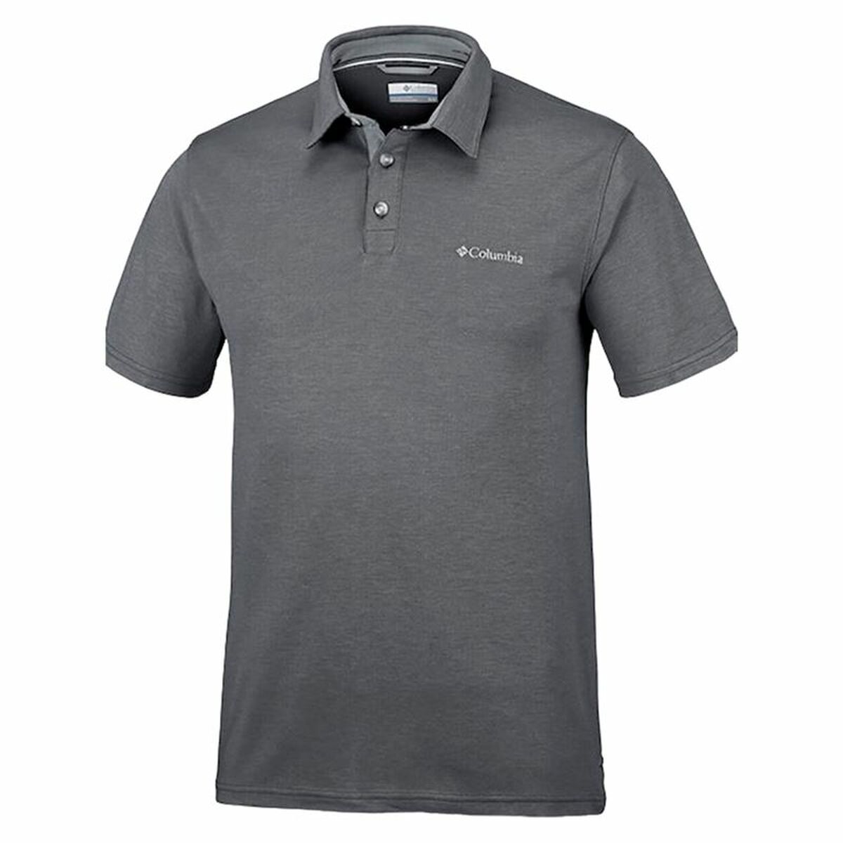 Herren Kurzarm-Poloshirt Columbia Nelson Point™ Dunkelgrau - AWK Flagship