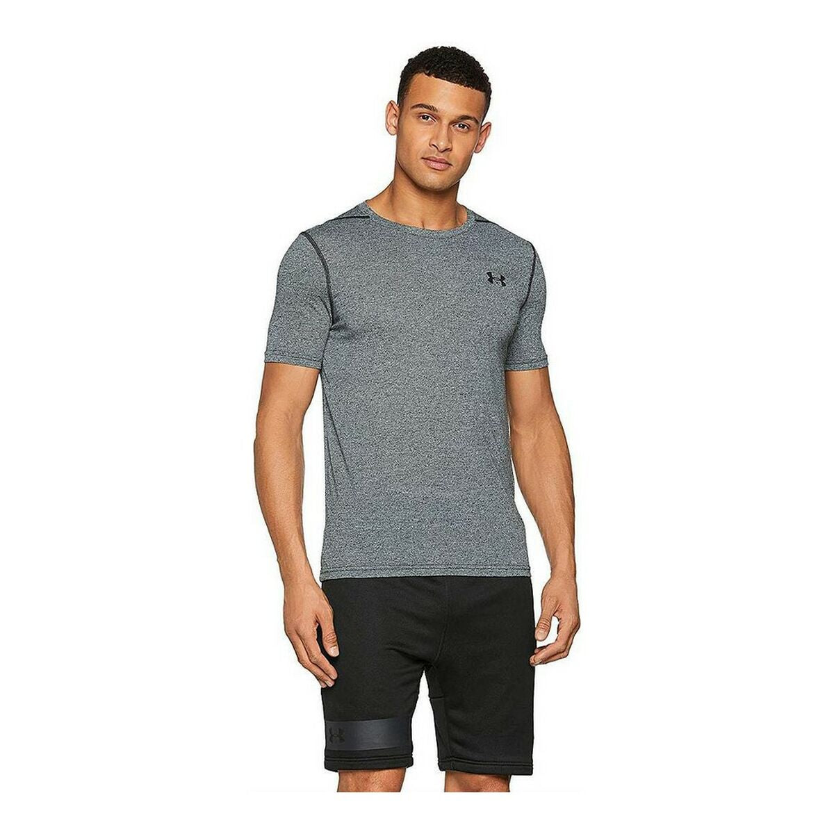 Kurzarm-Kompressionsshirt für Herren Under Armour 1289588-006  Grau - AWK Flagship