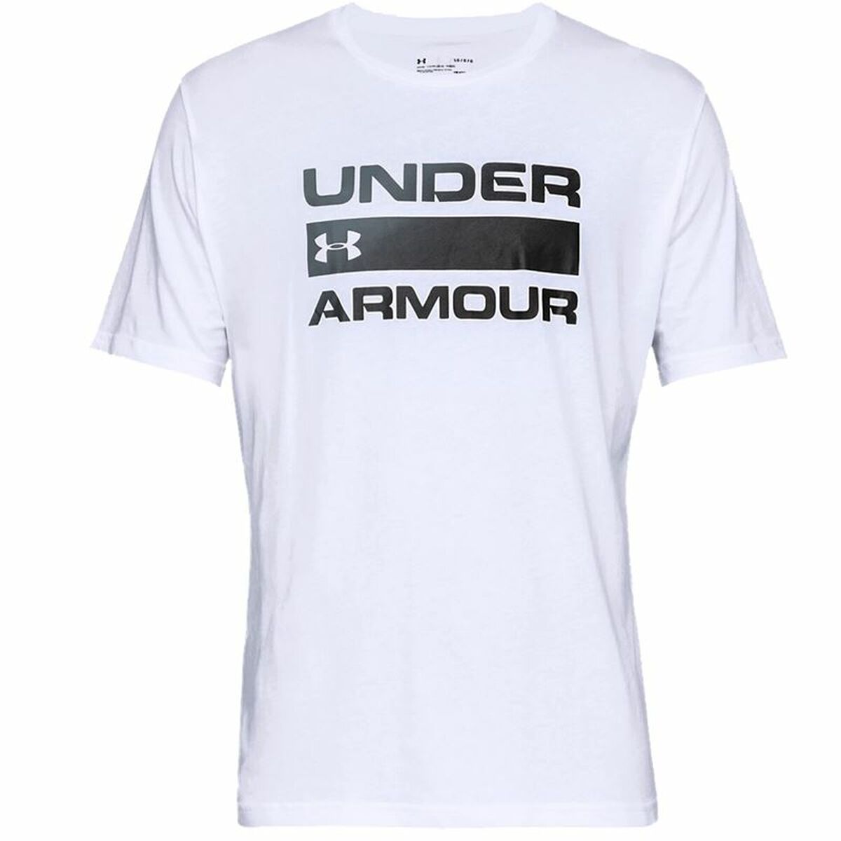 Herren Kurzarm-T-Shirt Under Armour Team issue Wordmark Weiß - AWK Flagship