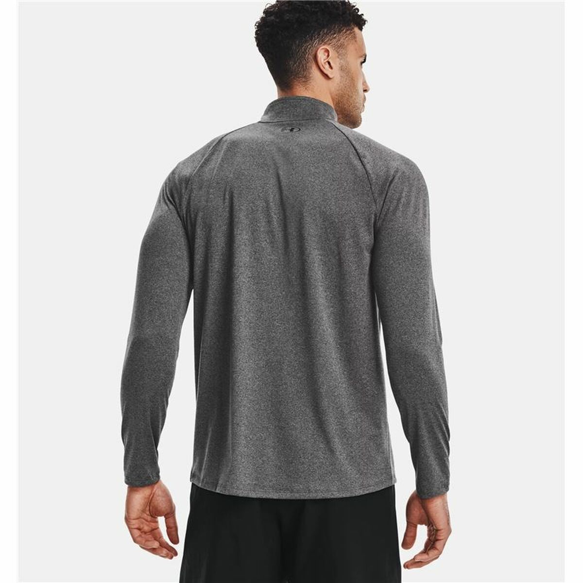 Herren Langarm-T-Shirt Under Armour Tech™ ½ Zip Dunkelgrau - AWK Flagship