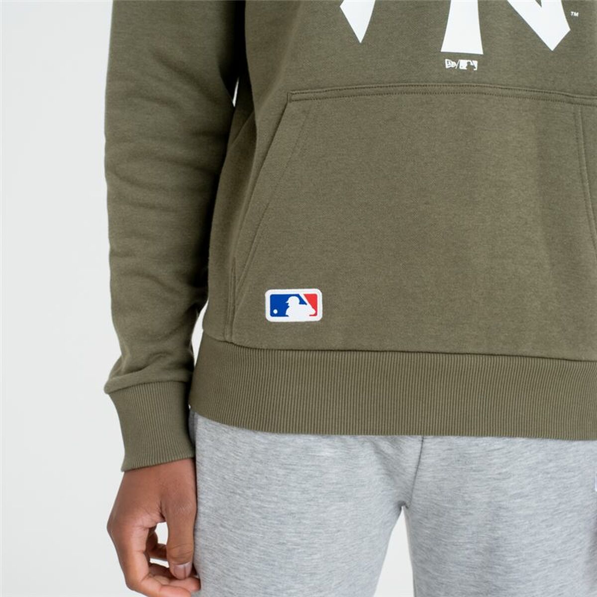 Herren Sweater mit Kapuze New Era Logo Team NYY grün - AWK Flagship