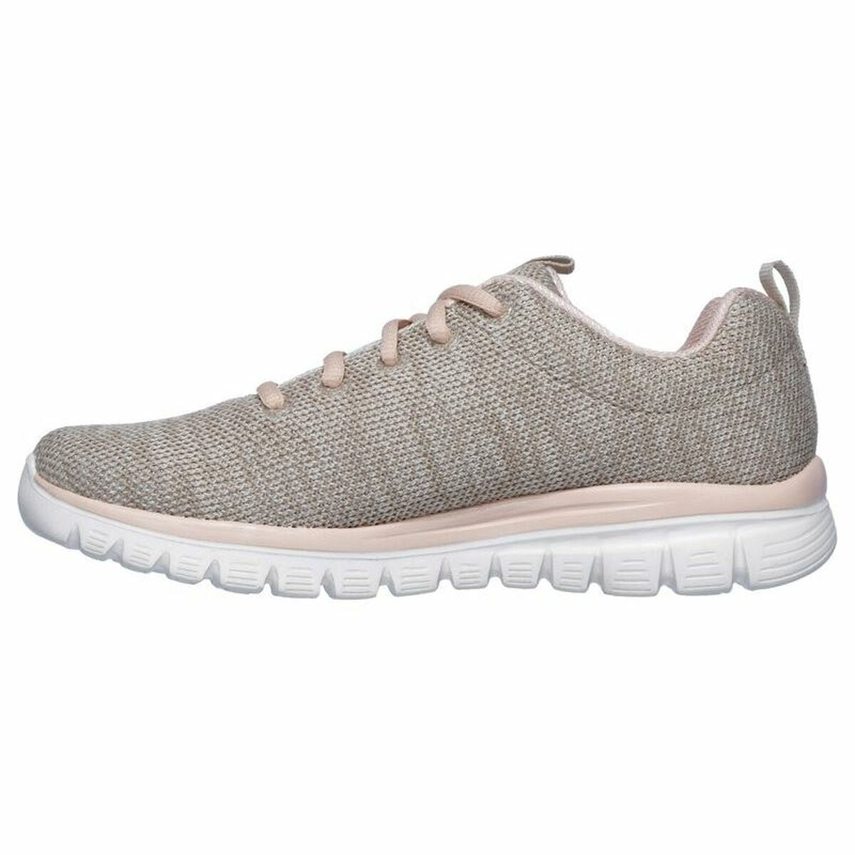 Laufschuhe für Damen Skechers Graceful-Twisted Fortune Beige - AWK Flagship