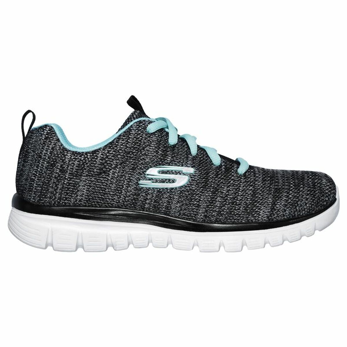 Laufschuhe für Damen Skechers Graceful Twisted Schwarz - AWK Flagship