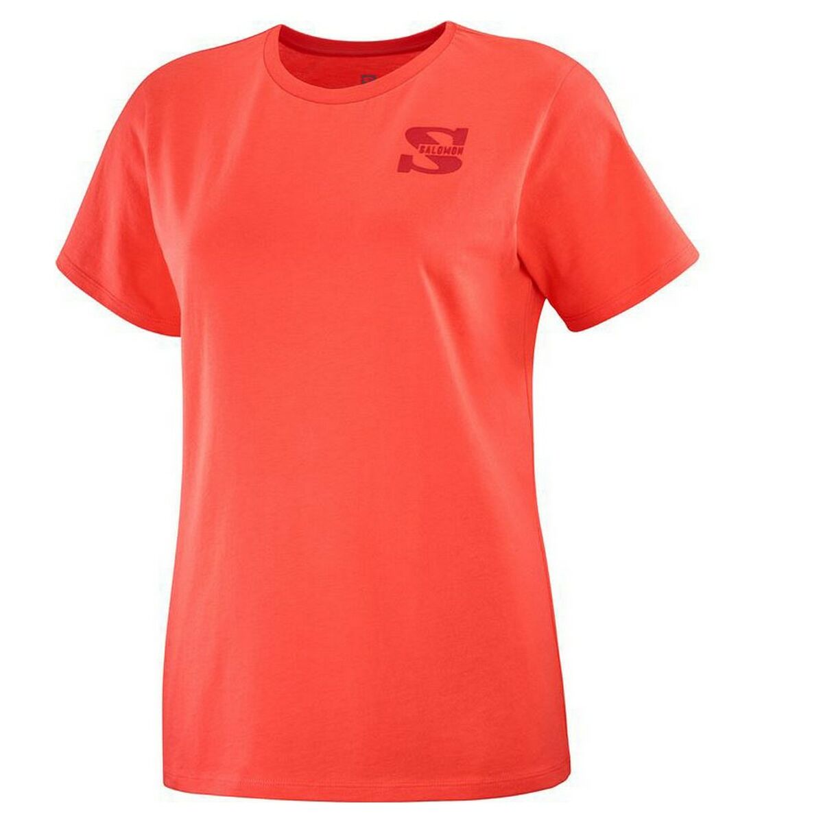 Herren Kurzarm-T-Shirt Salomon Outlife Small Logo Orange - AWK Flagship