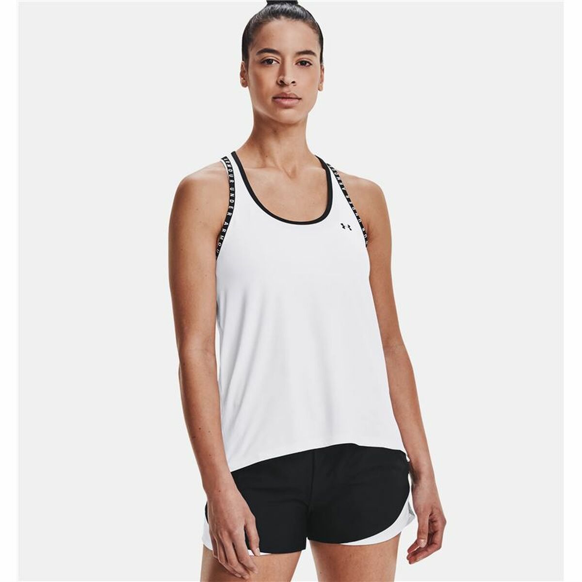 Tanktop Frau Under Armour Knockout Weiß - AWK Flagship