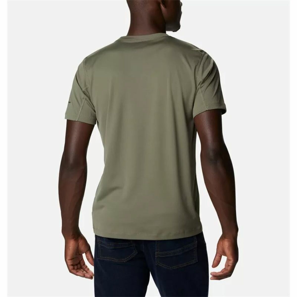 Herren Kurzarm-T-Shirt Columbia Zero Rules Olive - AWK Flagship