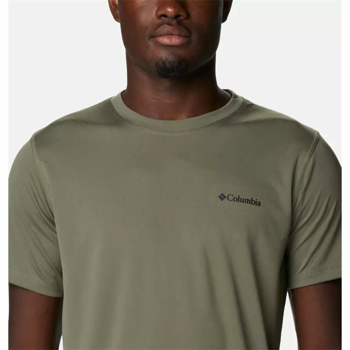 Herren Kurzarm-T-Shirt Columbia Zero Rules Olive - AWK Flagship