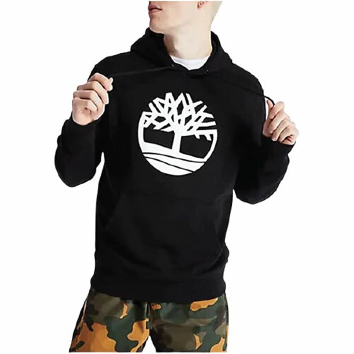 Herren Sweater mit Kapuze Timberland Core Logo Schwarz - AWK Flagship