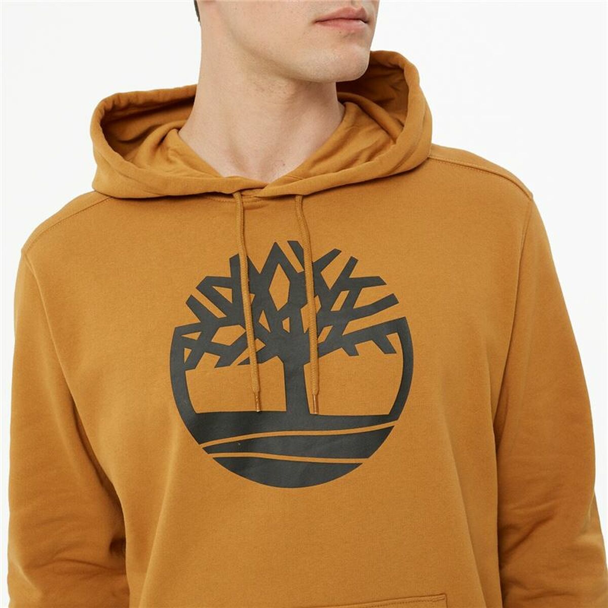 Herren Sweater mit Kapuze Timberland Kenn Tree Logo  Dunkelorange