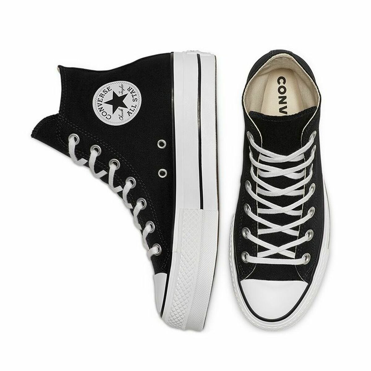 Damen Sneaker Converse All Star Platform High Top Schwarz - AWK Flagship