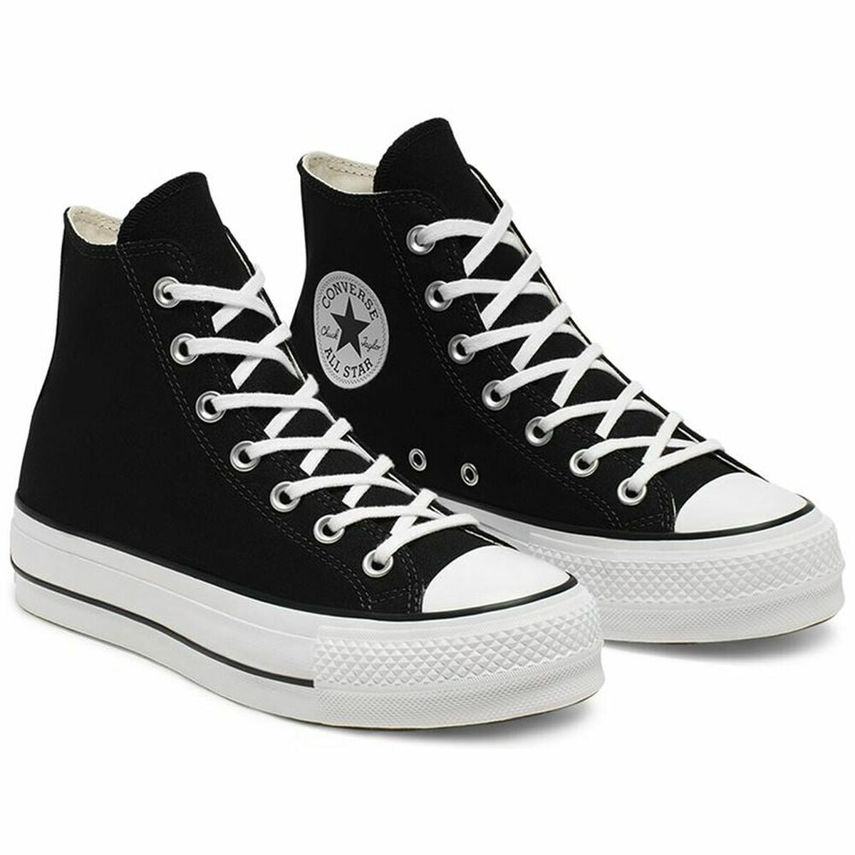 Damen Sneaker Converse All Star Platform High Top Schwarz - AWK Flagship