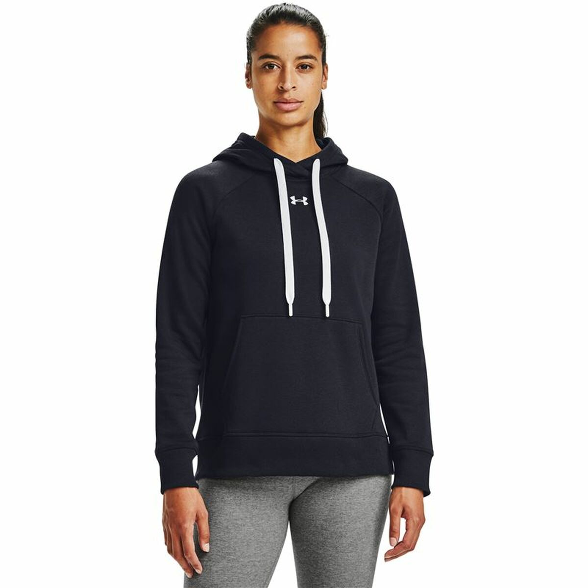 Damen Sweater mit Kapuze Under Armour Rival Fleece Marineblau - AWK Flagship