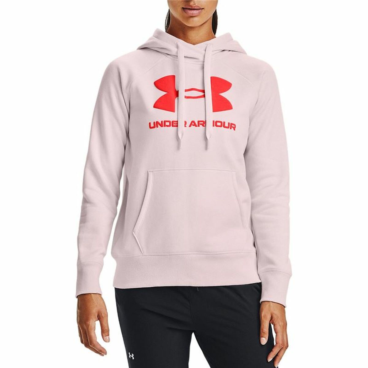 Damen Sweater mit Kapuze Under Armour Rival Fleece Rosa - AWK Flagship