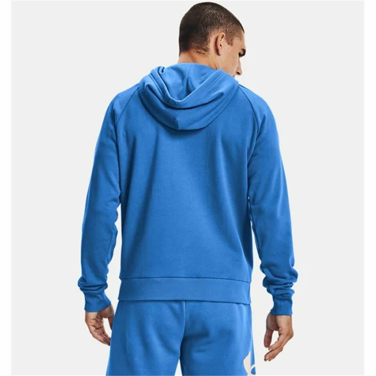 Herren Sweater mit Kapuze Under Armour Rival Big Logo Blau - AWK Flagship