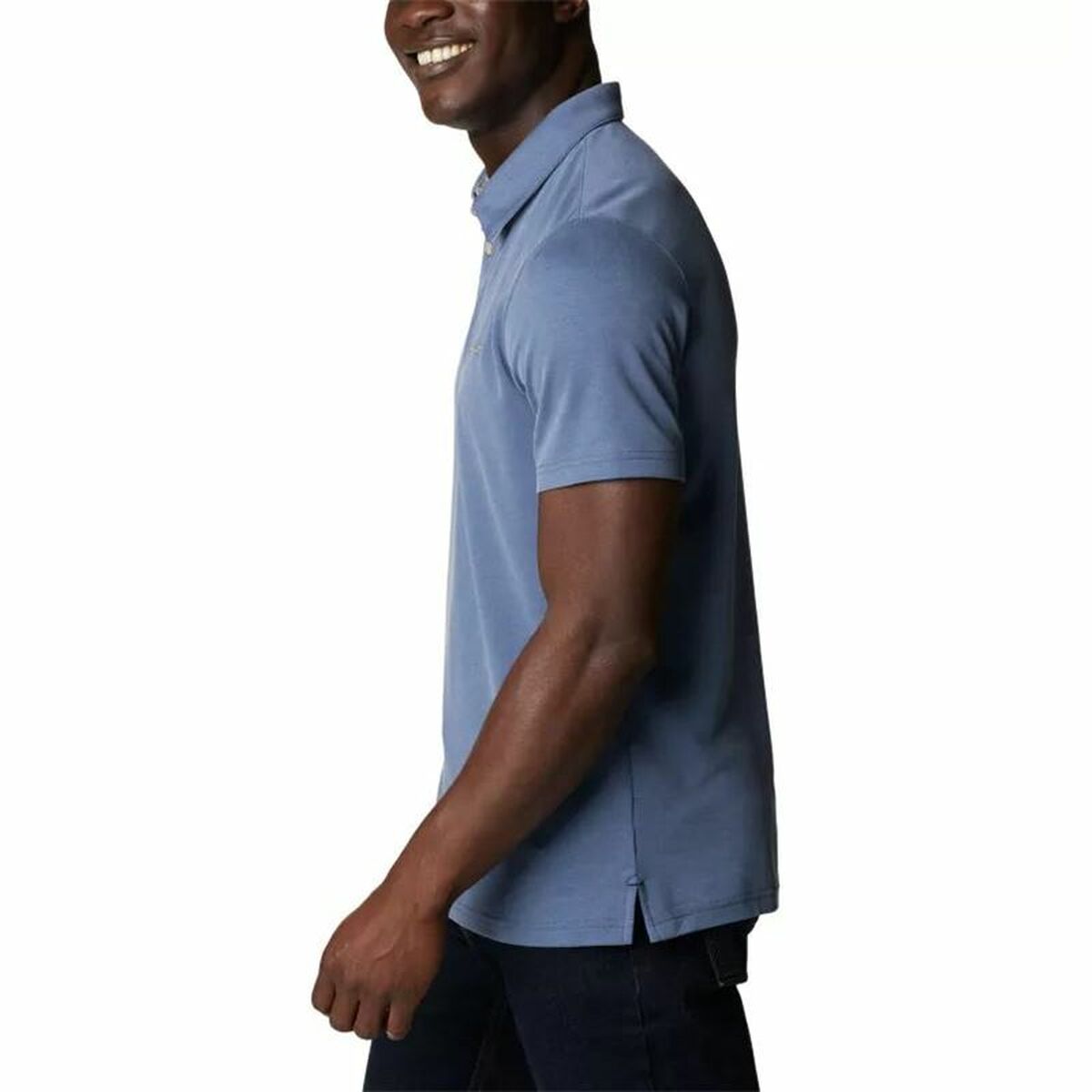 Herren Kurzarm-Poloshirt Columbia Nelson Point™ Indigo - AWK Flagship