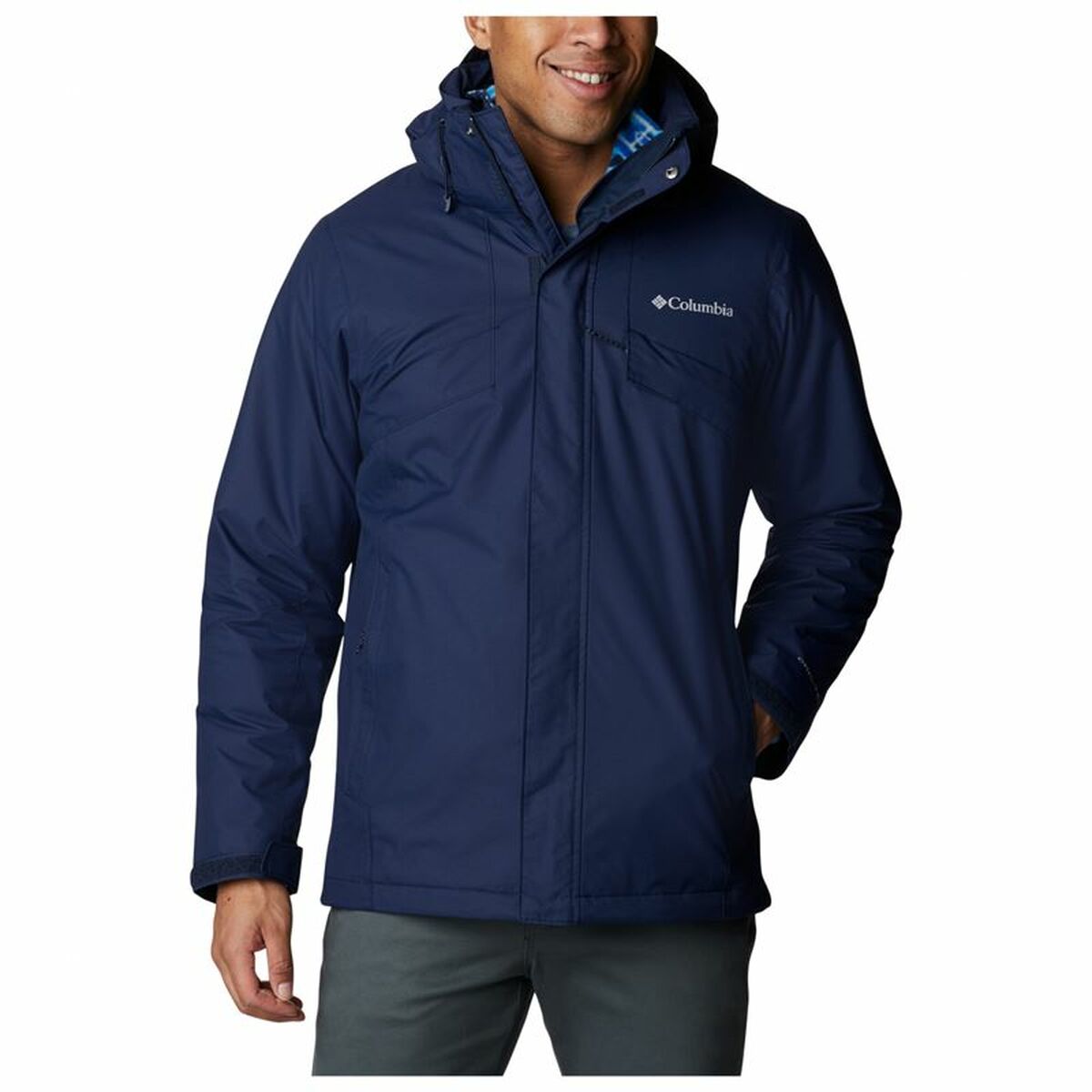 Sportjacke für Herren Columbia Bugaboo II Dunkelblau - AWK Flagship