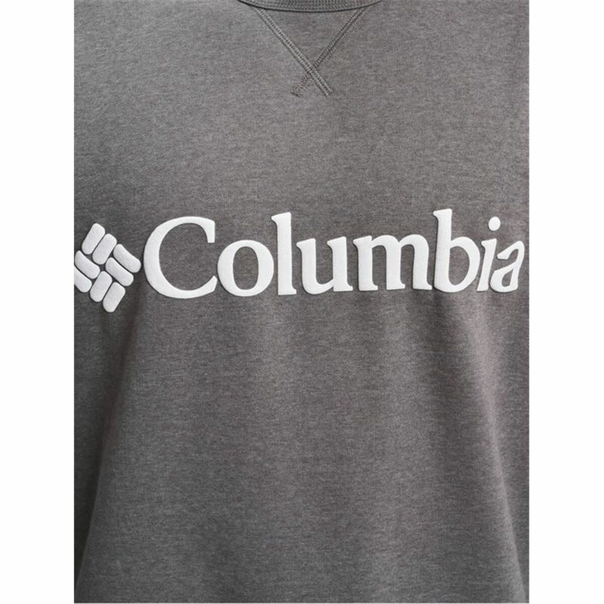 Herren Sweater ohne Kapuze Columbia Logo Fleece Crew Dunkelgrau - AWK Flagship