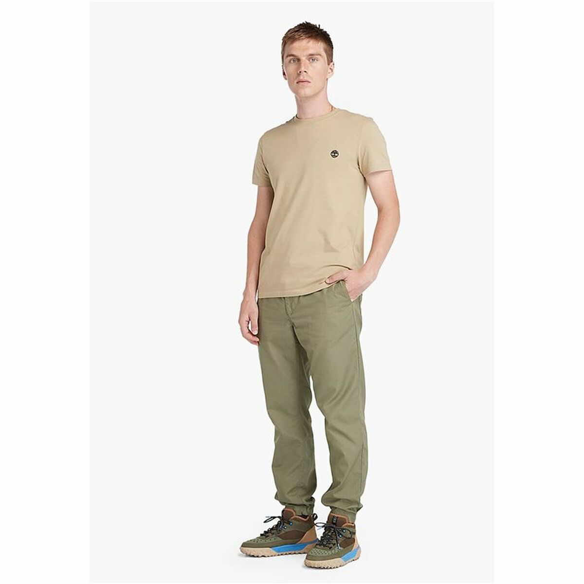 Herren Kurzarm-T-Shirt Timberland Beige - AWK Flagship