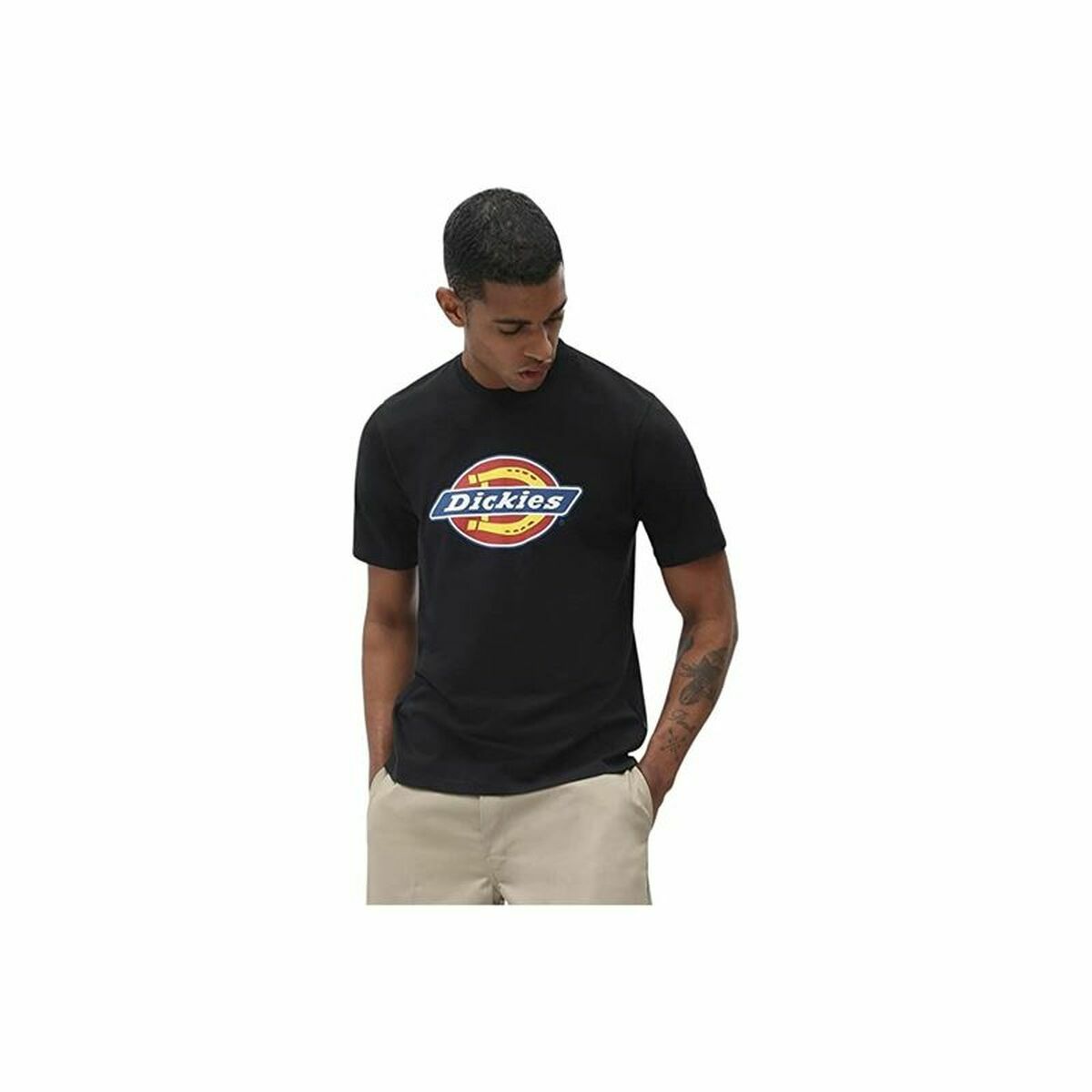 Kurzarm-T-Shirt Dickies Icon Logo Schwarz Herren - AWK Flagship