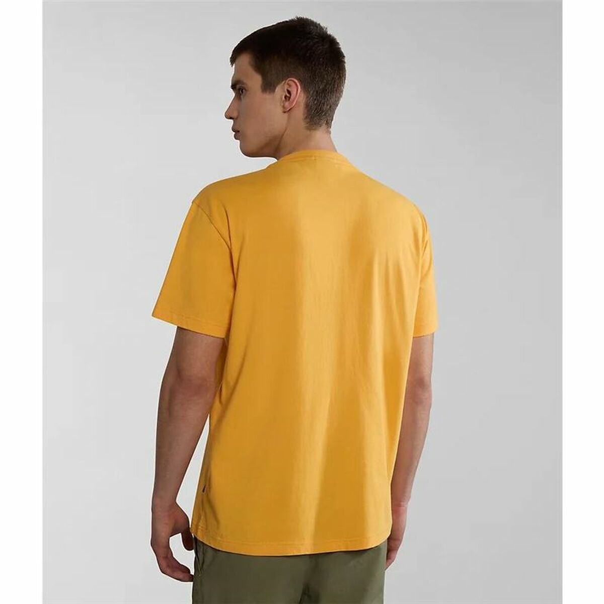 Herren Kurzarm-T-Shirt Napapjiri S-Faber Gold - AWK Flagship