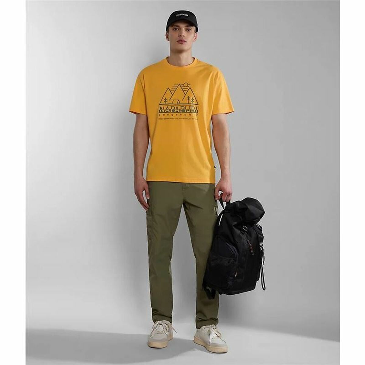 Herren Kurzarm-T-Shirt Napapijri S-Faber Gold - AWK Flagship