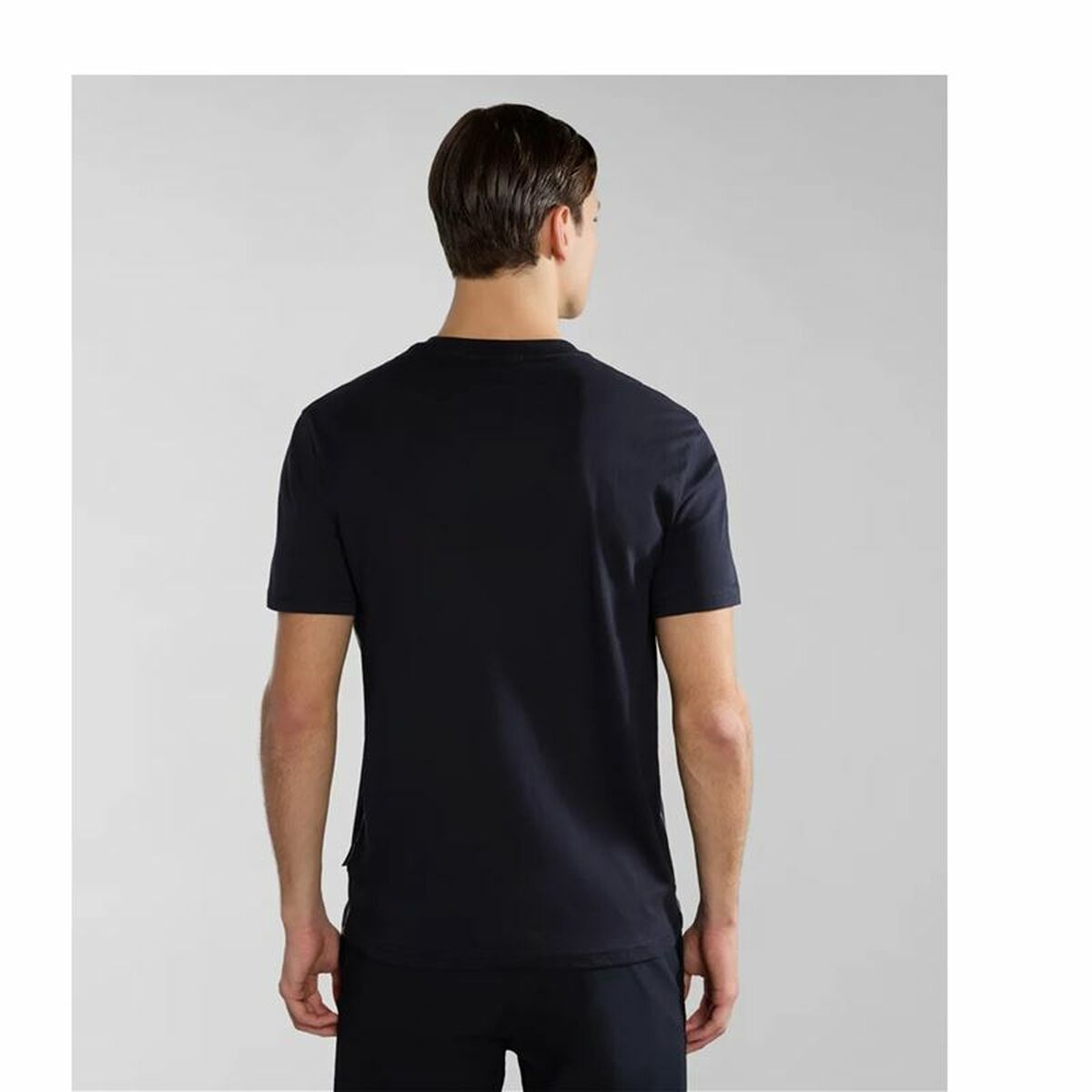 Herren Kurzarm-T-Shirt Napapjiri Schwarz - AWK Flagship