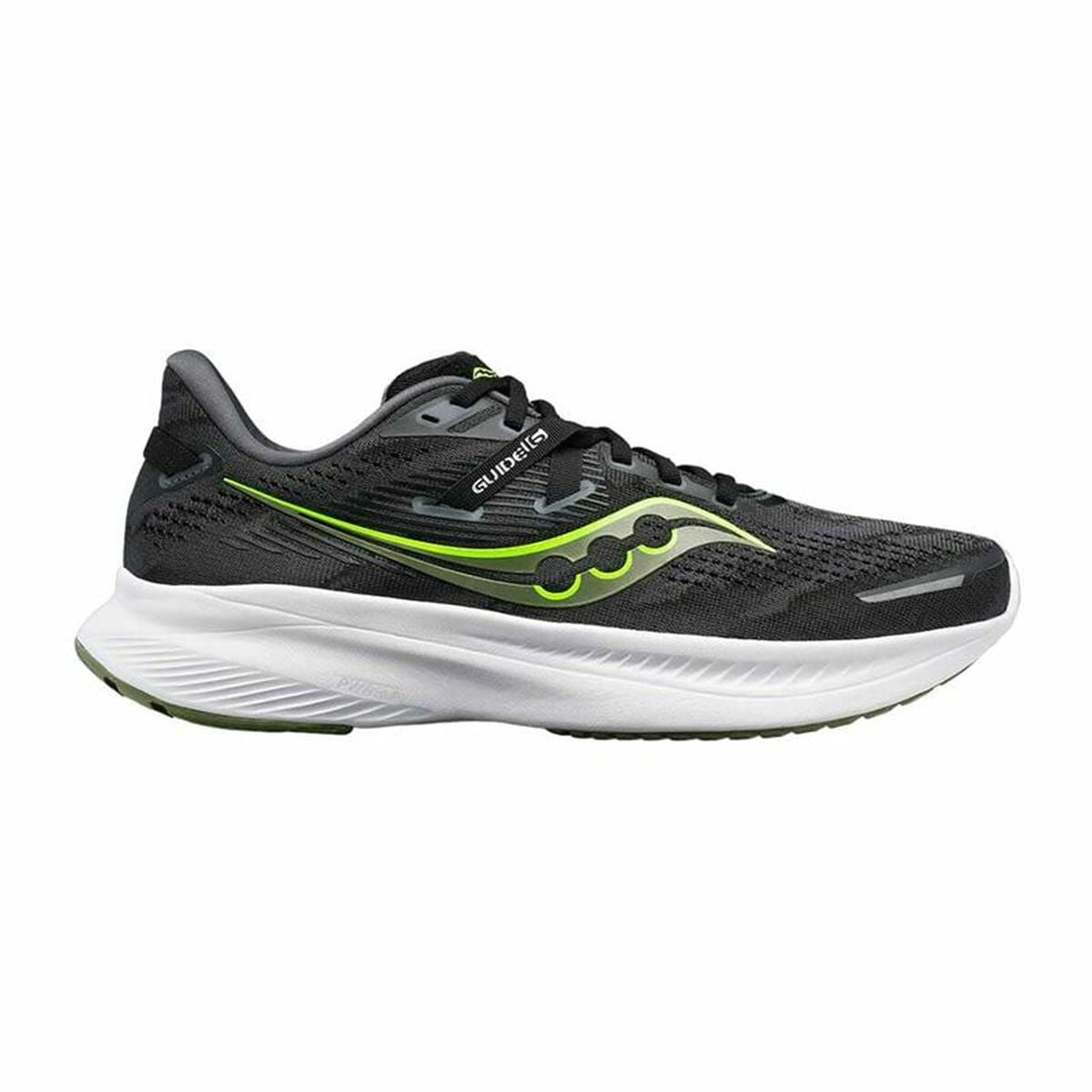 Laufschuhe für Erwachsene Saucony Guide 16 Schwarz Herren - AWK Flagship