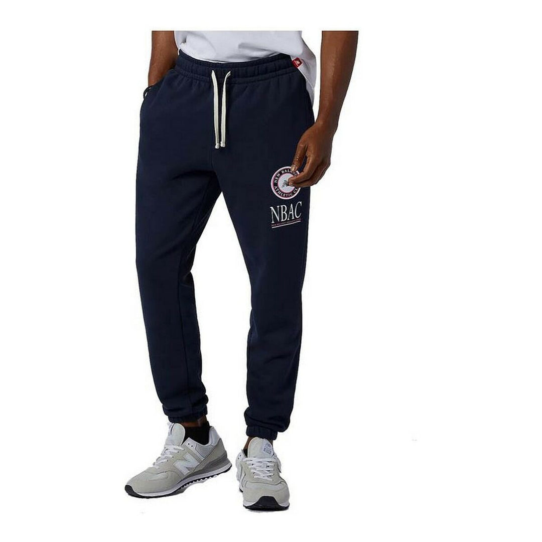 Long pants New Balance Essentials Athletic Club dark blue men