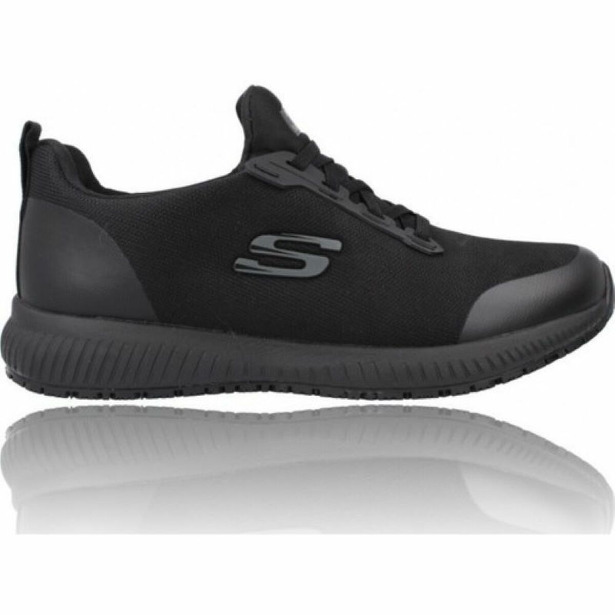 Laufschuhe für Damen Skechers SQUAD 77222EC BKRG  Schwarz - AWK Flagship