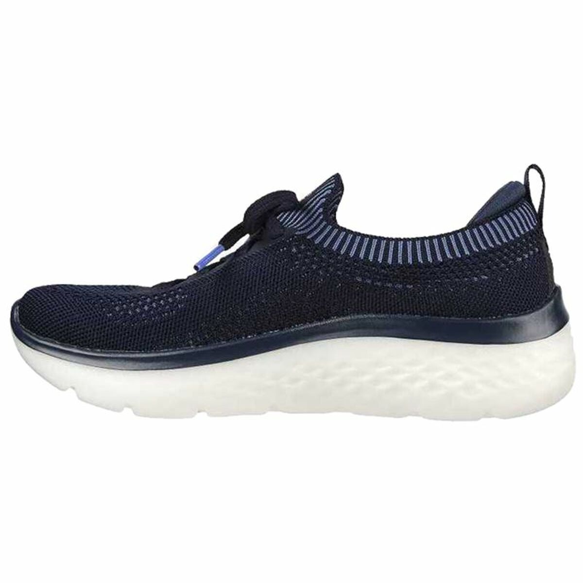 Laufschuhe für Damen Skechers Engineered Flat Knit W Blau Schwarz - AWK Flagship