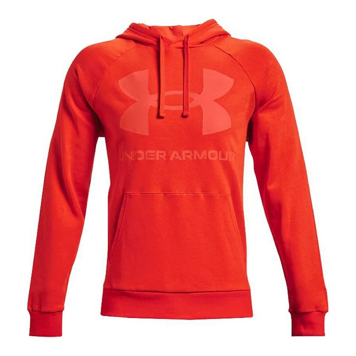 Herren Sweater mit Kapuze Under Armour Rival Fleece Big Logo Orange - AWK Flagship