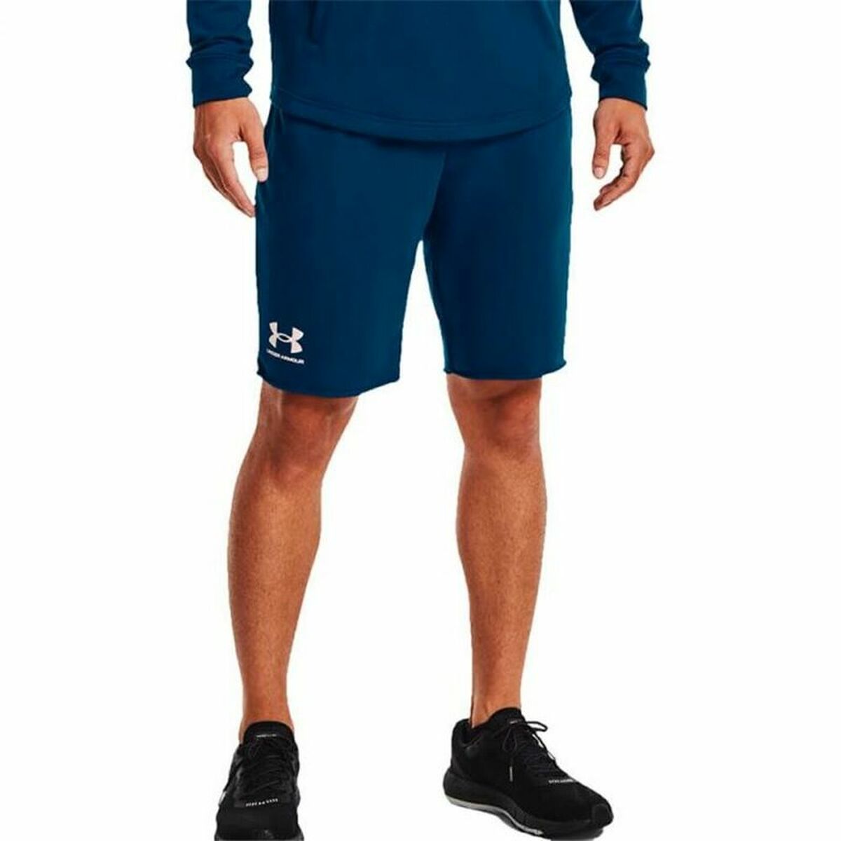 Herren-Sportshorts Under Armour Rival Terry Blau - AWK Flagship