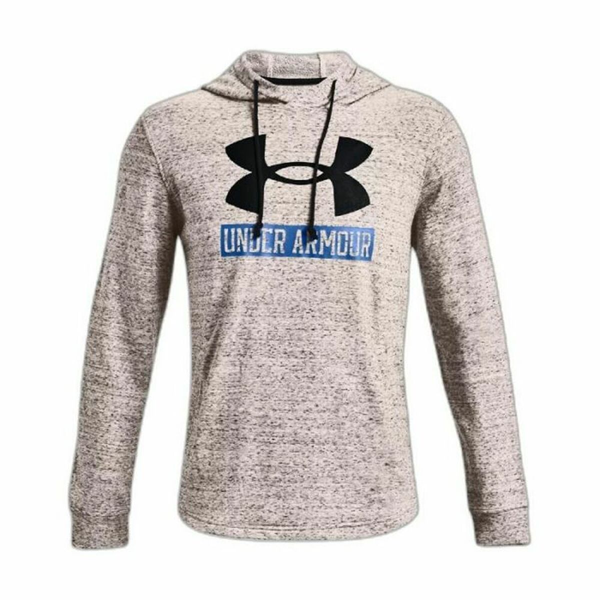 Herren Sweater mit Kapuze Under Armour Rival Terry Logo Hellgrau - AWK Flagship