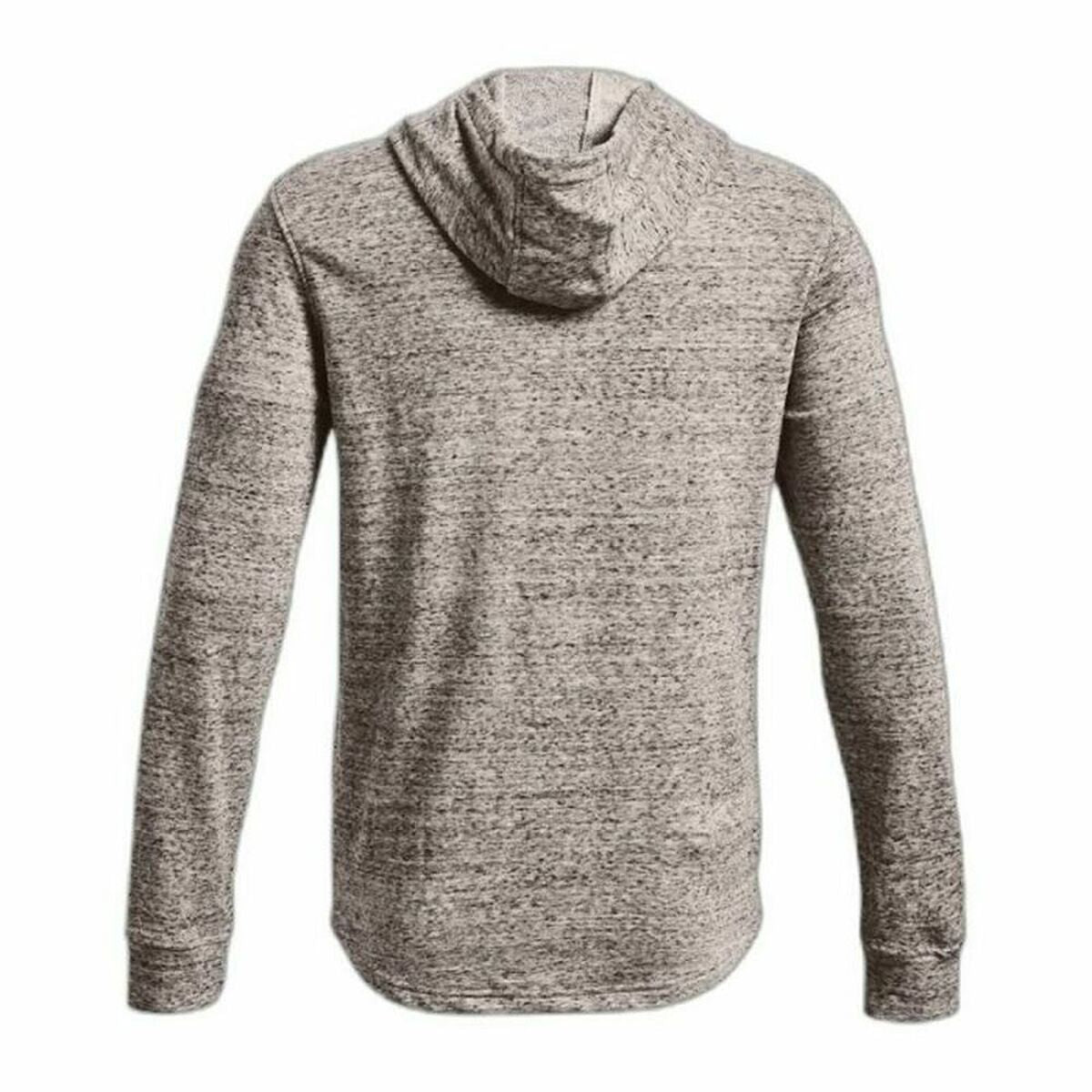 Herren Sweater mit Kapuze Under Armour Rival Terry Logo Hellgrau - AWK Flagship