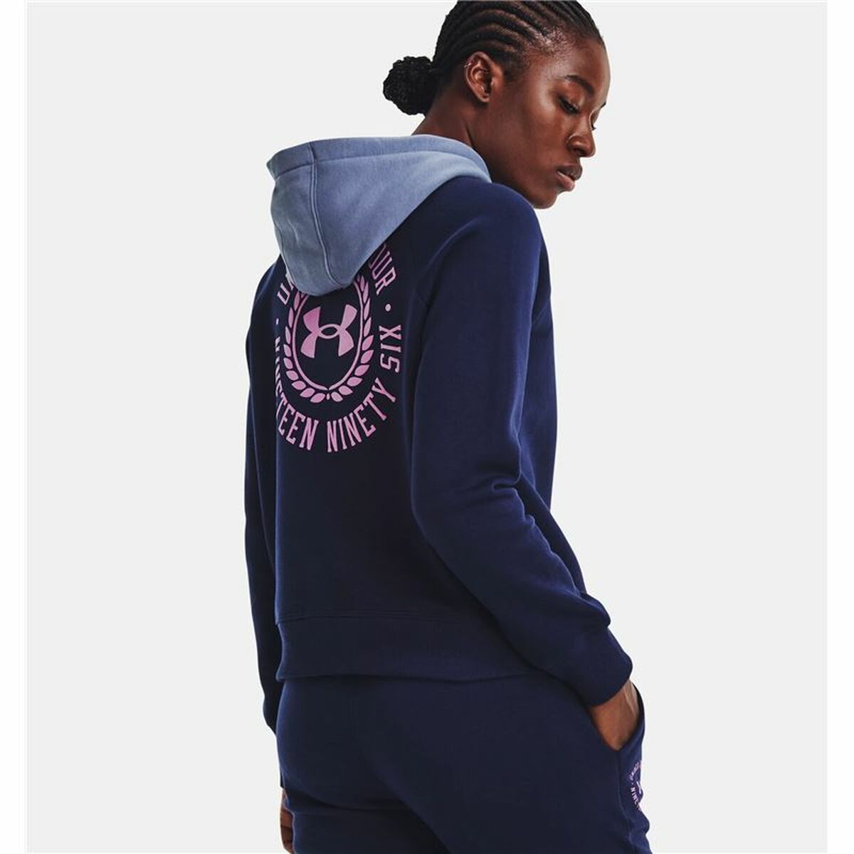 Damen Sweater mit Kapuze Under Armour Rival Fleece Marineblau - AWK Flagship