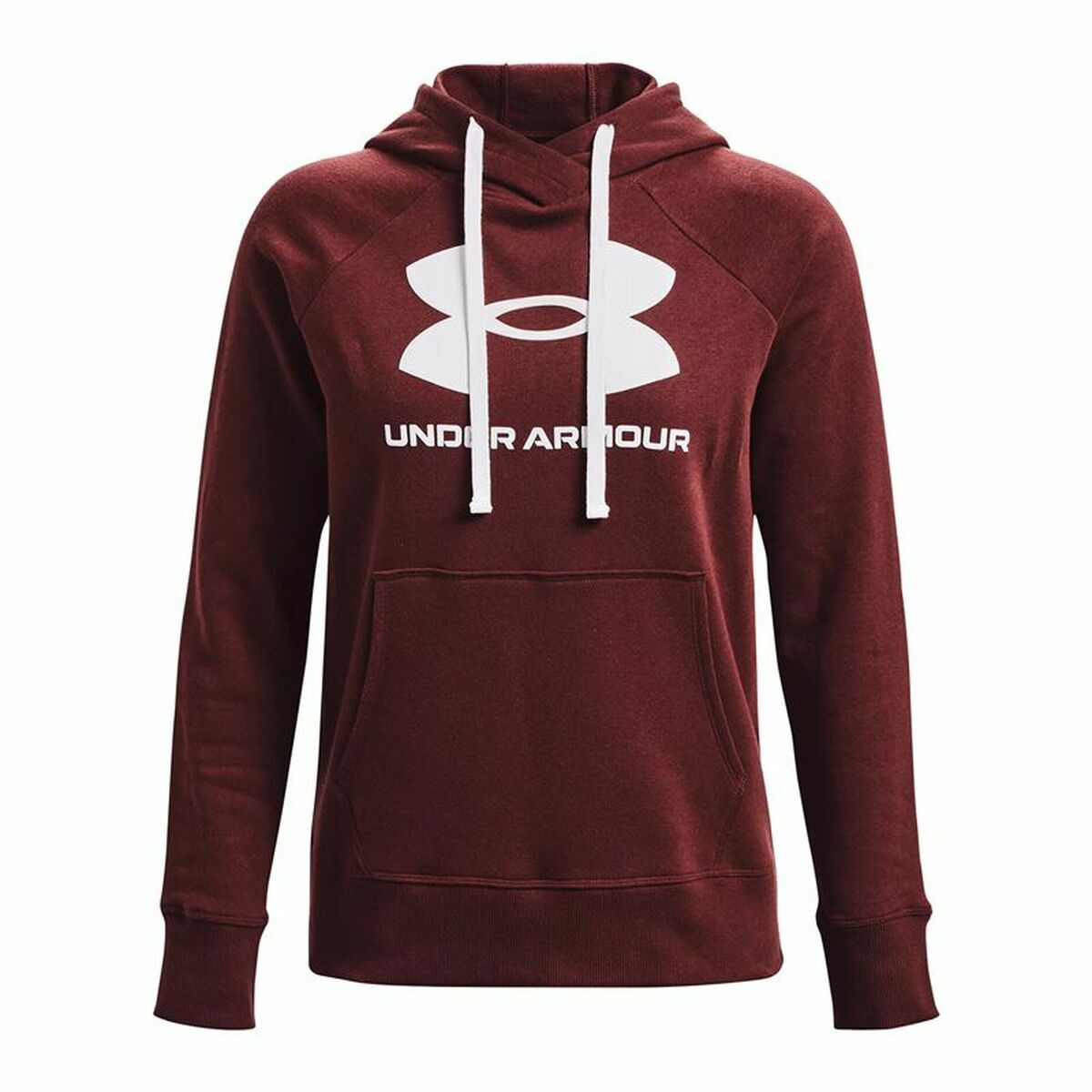 Damen Sweater mit Kapuze Under Armour Rival Fleece Granatrot - AWK Flagship