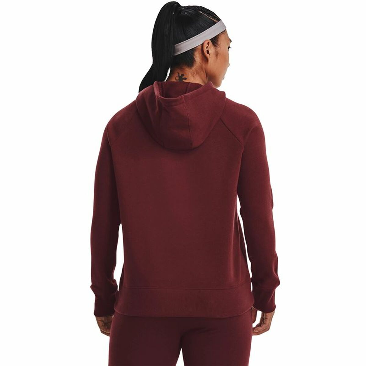 Damen Sweater mit Kapuze Under Armour Rival Fleece Granatrot - AWK Flagship