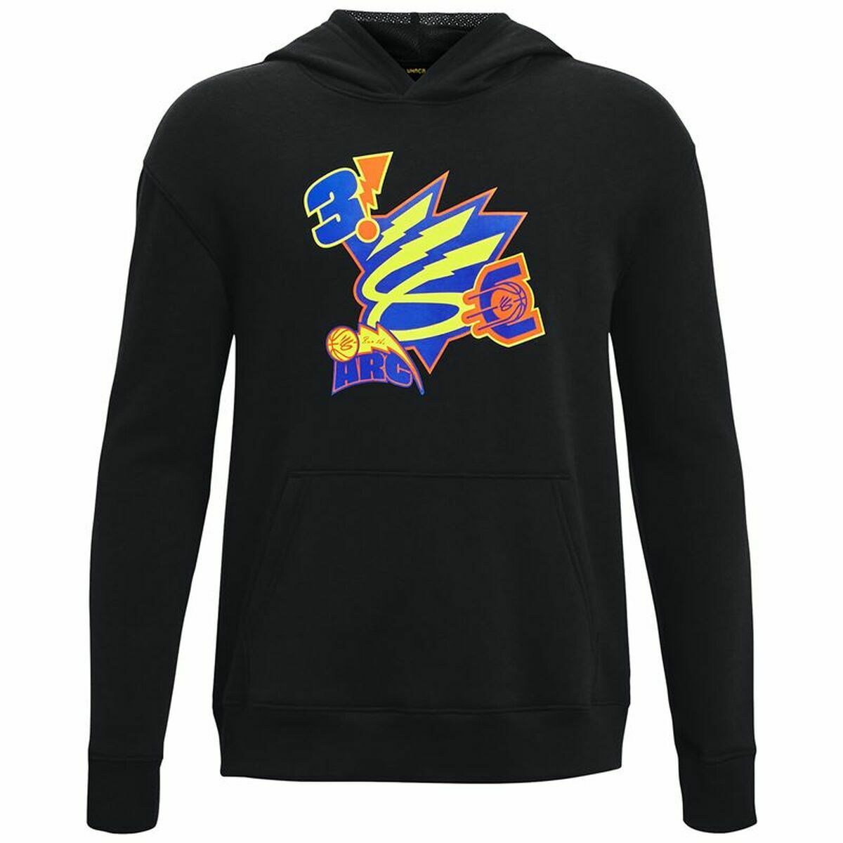 Jungen Sweater mit Kapuze Under Armour Curry Big Splash Schwarz - AWK Flagship