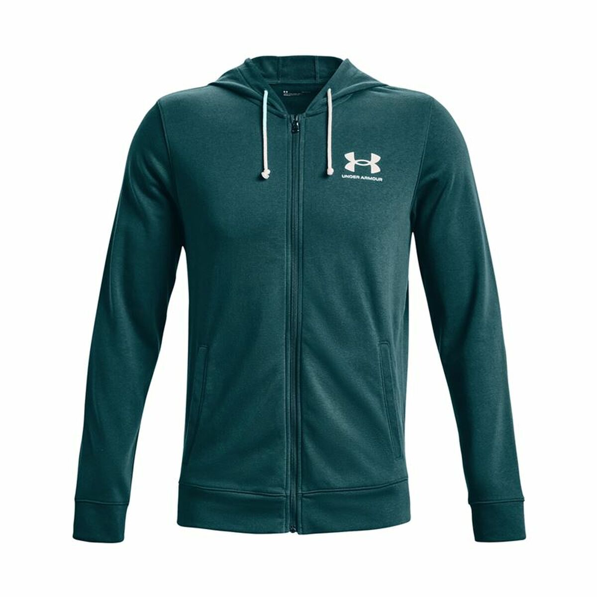 Sportjacke für Herren Under Armour Rival Terry grün - AWK Flagship