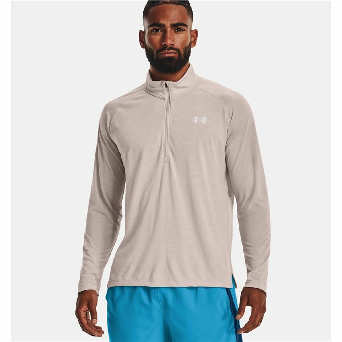 Herren Langarm-T-Shirt Under Armour Streaker Run Beige - AWK Flagship