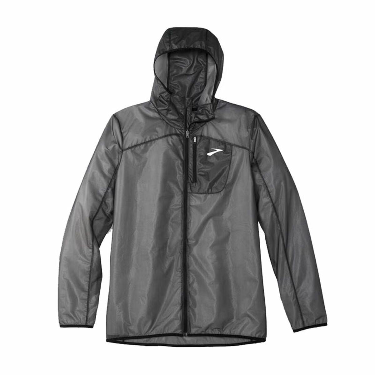 Sportjacke für Herren Brooks All Altitude Grau - AWK Flagship