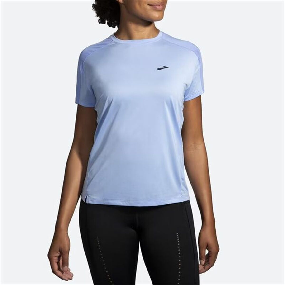 Damen Kurzarm-T-Shirt Brooks Sprint Free Aquamarin Damen - AWK Flagship