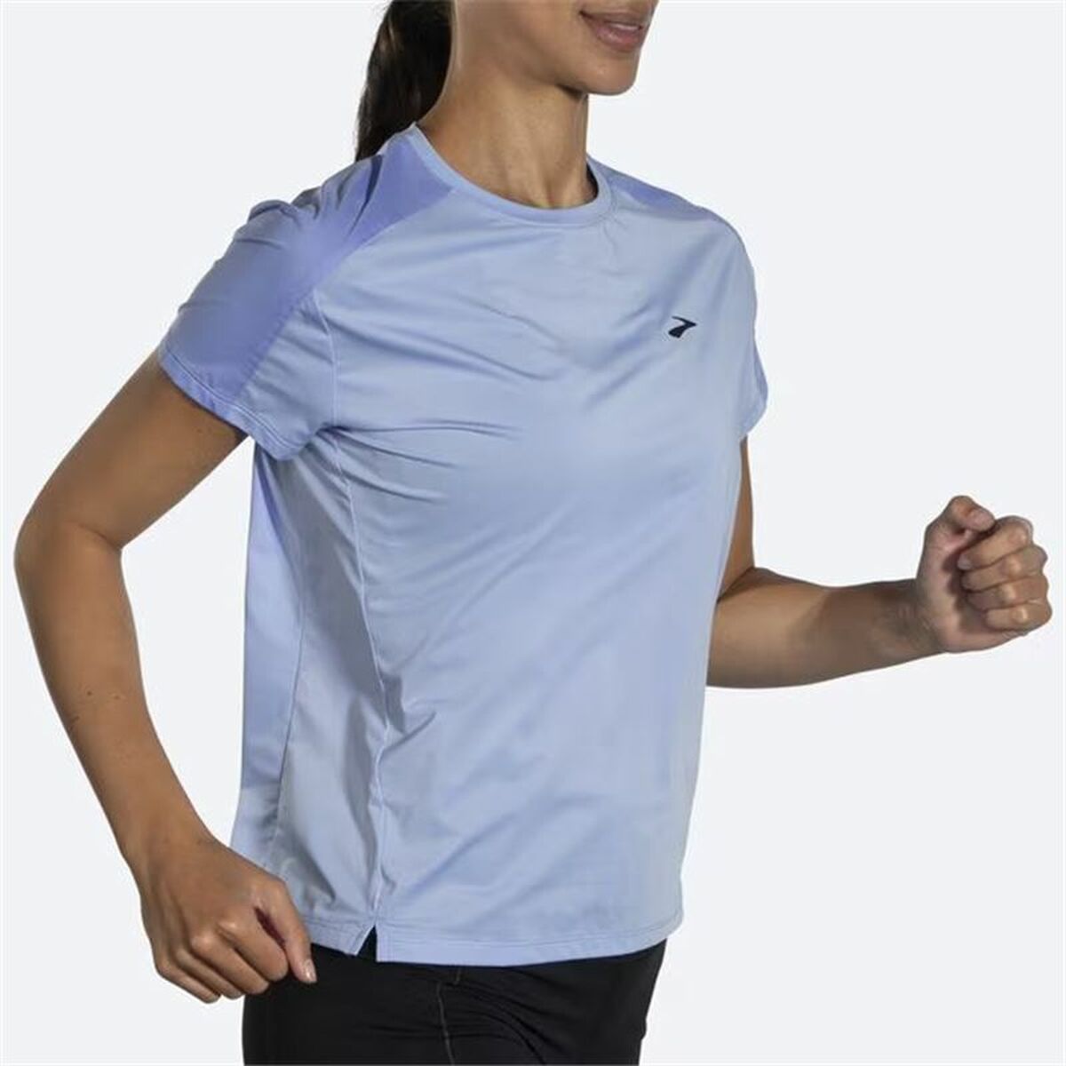 Damen Kurzarm-T-Shirt Brooks Sprint Free Aquamarin Damen - AWK Flagship