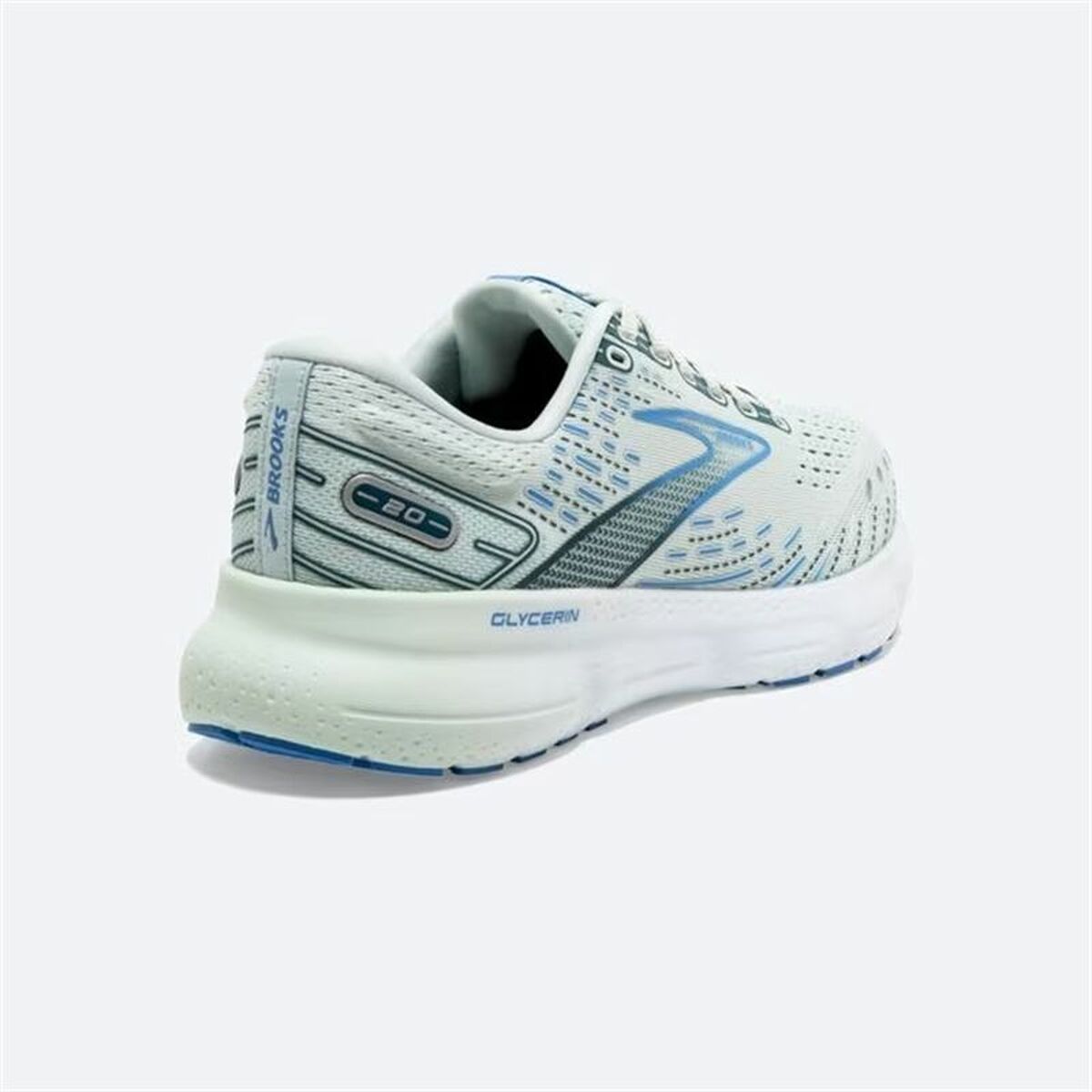 Laufschuhe für Damen Brooks Brooks Glycerin 20 Hellblau - AWK Flagship