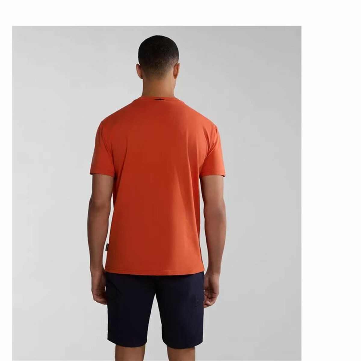 Herren Kurzarm-T-Shirt Napapjiri S-Bollo Ss 1 Orange - AWK Flagship