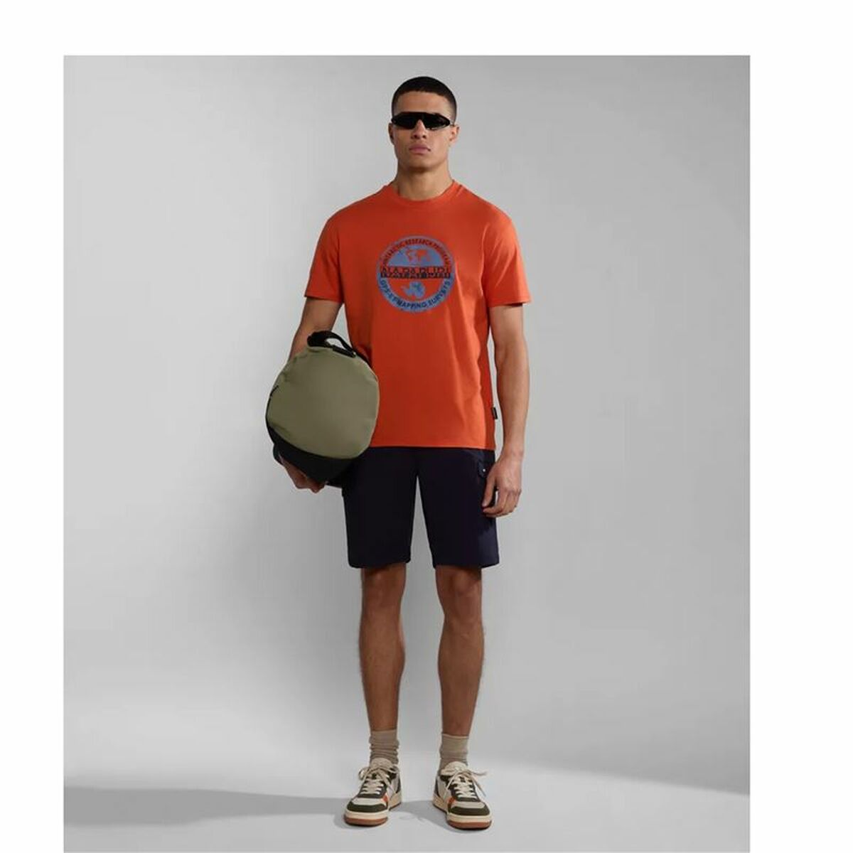 Herren Kurzarm-T-Shirt Napapijri S-Bollo Ss 1 Orange - AWK Flagship